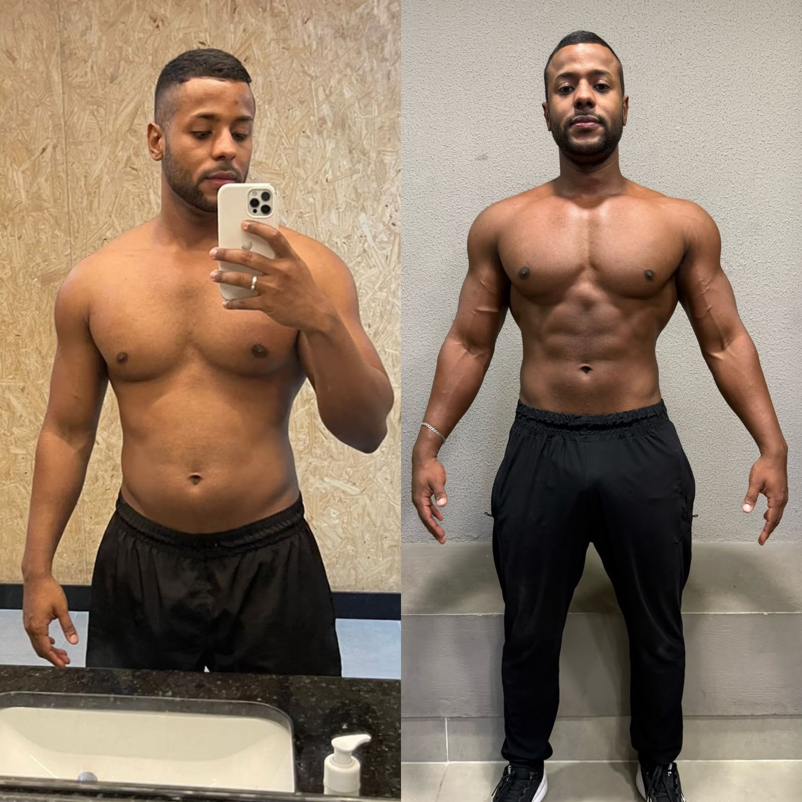 Resultado antes e depois 2