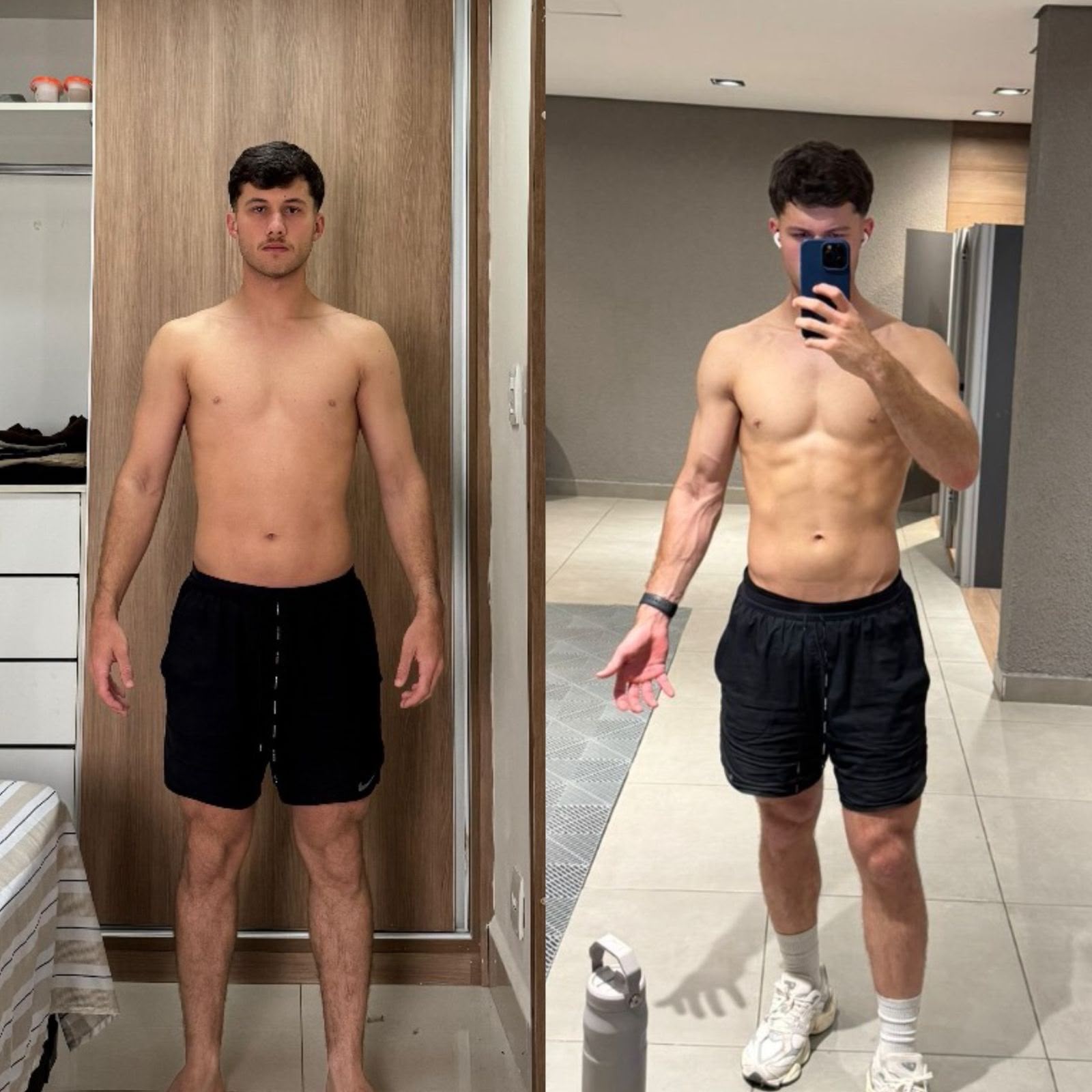 Resultado antes e depois 8